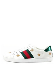 guccii star bee ace white