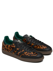 Adidass Samba OG Black Green Leopard