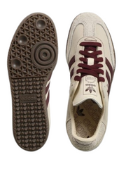 Adidass Samba OG Men s Wonder White Maroon With OG Box