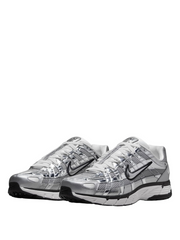 nikee p 6000 white metallic silver