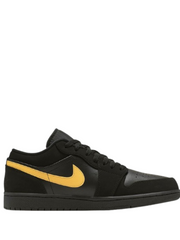 air jordan 1 low black yellow
