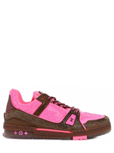 Louis Vuitton Crystal Diamond Pink Sneaker