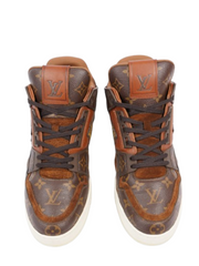 Louis Vuitton LV Trainer Sneaker Monogram Eclipse Brown