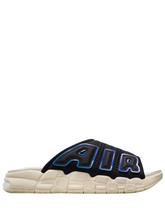 air uptempo slide cream black reflective
