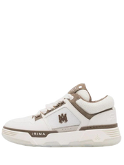 amirii. ma2 low top white brown sneakers