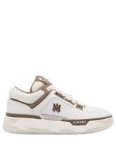 amirii. ma2 low top white brown sneakers