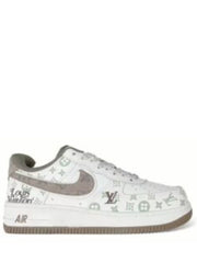 nikee airforce 1 low X LOUIS VUITTON WHITE BROWN