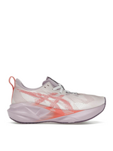 Asicss Novablast 5 Running Trainers in pink and red