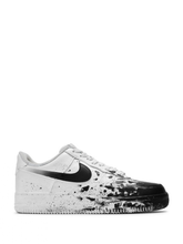 Nikee Airforce 1 Black paint custom