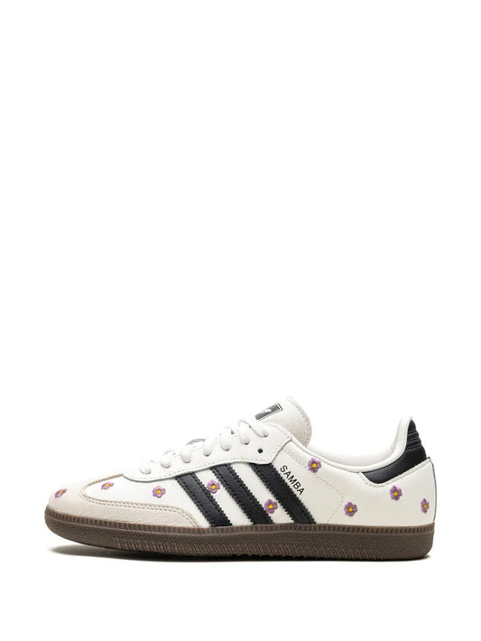 Adida_ss originals Samba OG Flower embroidered Samba White Floral 124