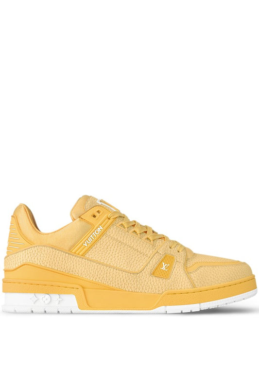 louiss Vuitton lv trainer yellow white