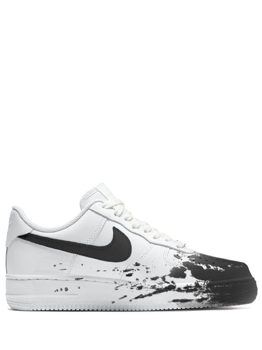 Nikee Airforce 1 Black paint custom