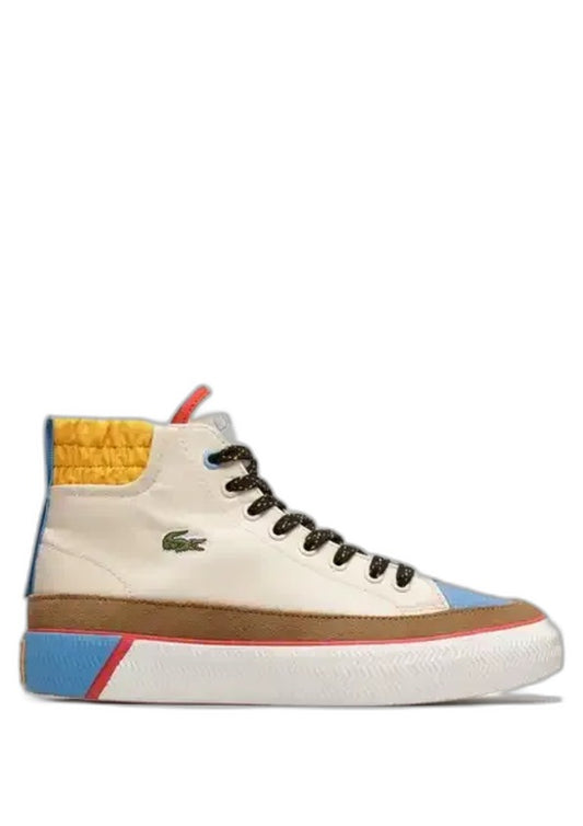 Lacosttee Gripshot High-Top White Brown 6179