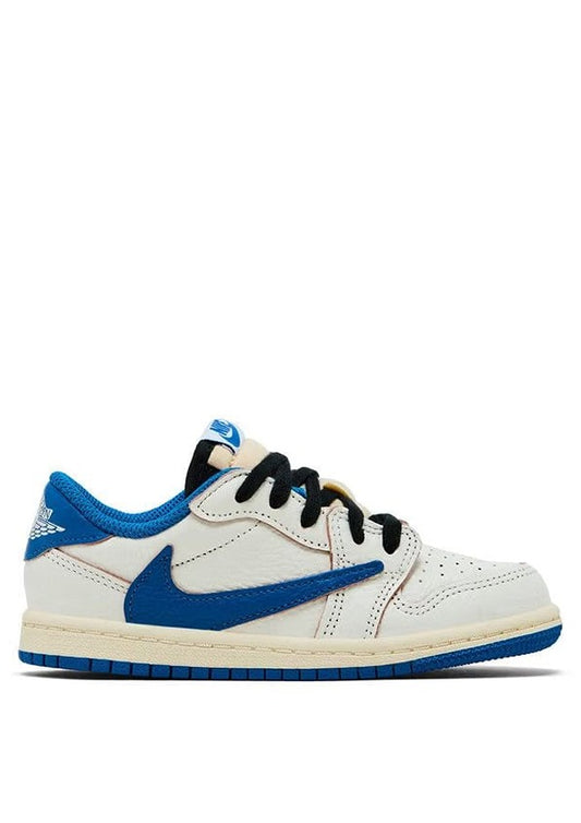 Semi UA Travis scott X Nikkee Air Jordan 1 Low Fragment heat OG BOX