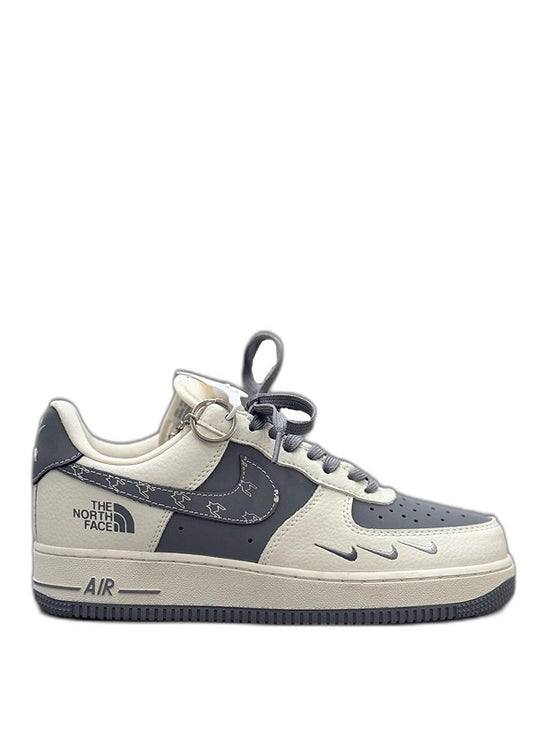 Nikee Airforce 1 x Thee North Face grey off whitee 2702