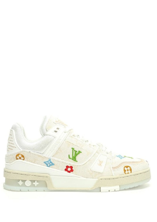 Louiss Vuitton LV Trainer White Multi Monogram Edition