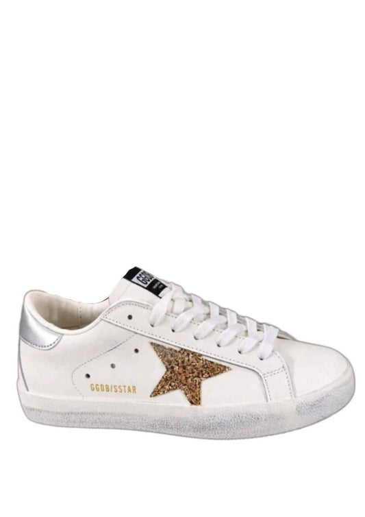 Golden Goose Super Star Gold Glitter Star Patch 6209