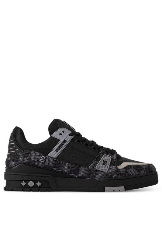 Louiss Vuitton Trainer Black Grey