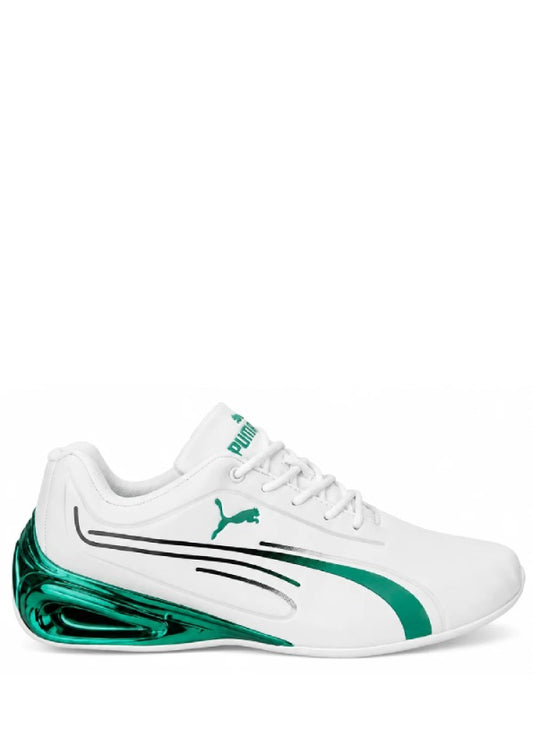 Pumaa Super GT Sport White Green 737