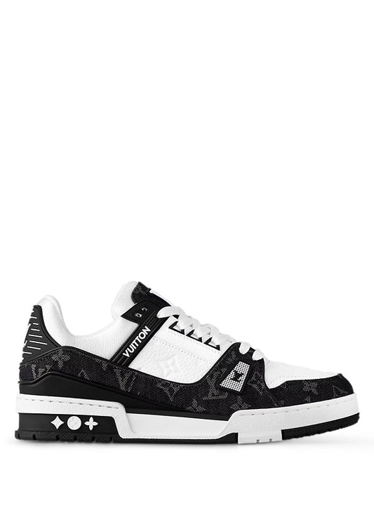 Louiss Vuittonn LV Trainer White Black