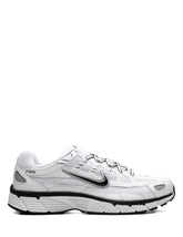 nikee P-6000 in White Black Metallic Silver