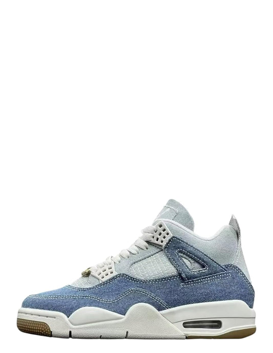 AIR JORDAN RETRO 4 WORN BLUE DENIM
