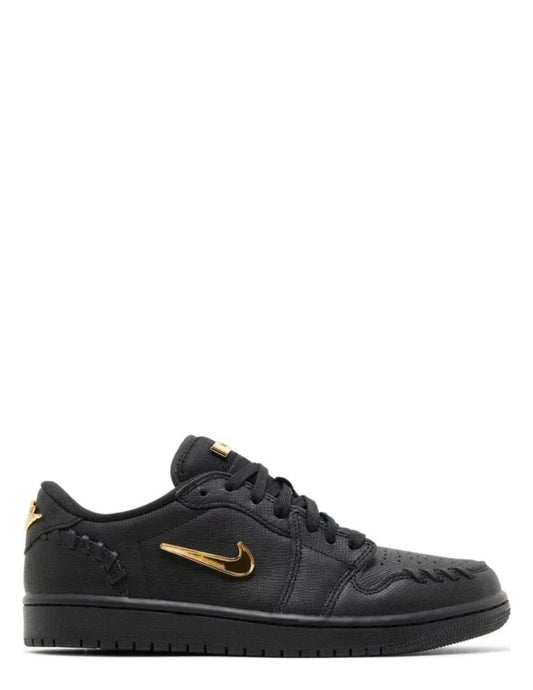 Nik e air jordann 1 low method of make black gold with og box