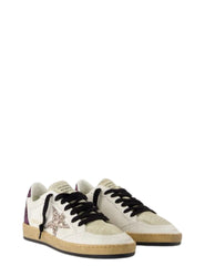 Golden Goose Ball Star White Purple Silver