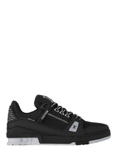 louiss Vuitton LV Trainer Sneakers black grey