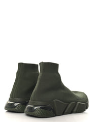 Balenciaga Speed Olive Graffiti Trainer (832)