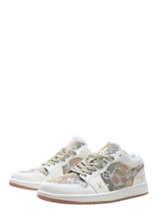 Nikee Air jordan 1 low X Louiss Vuitton Mercy