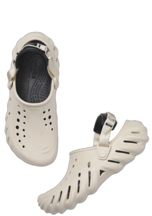 Crocss Echo Clogs (Atmosphere Grey Black)