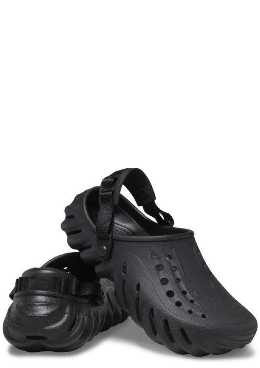 Crocss Echo Clog Poplogo Full Black