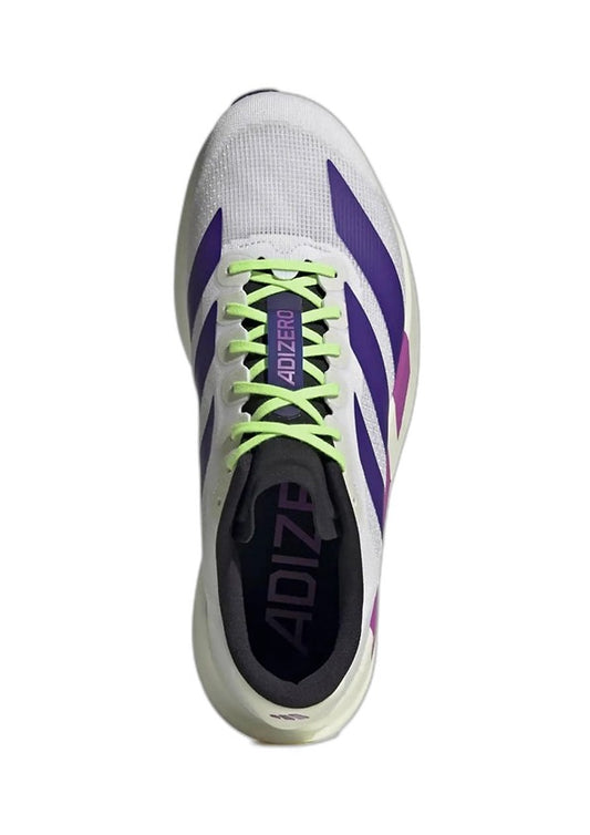 Aadidass AdiZero Evo SL White Purple Lime Burst 6026