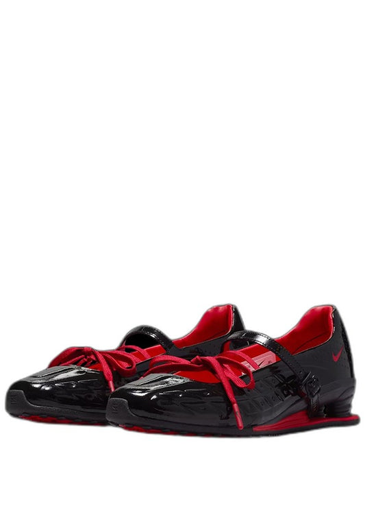 LABELHOOD x Nikee Shox Z Calistra Black University Red