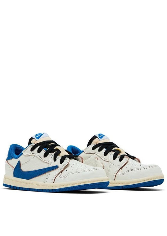 Semi UA Travis scott X Nikkee Air Jordan 1 Low Fragment heat OG BOX
