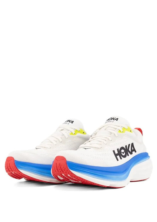 Hoka One One Bondi 8 Blanc De Blanc Virtual Blue