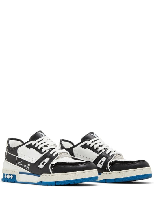 Louiss Vuittonn Lv Trainer White Blue
