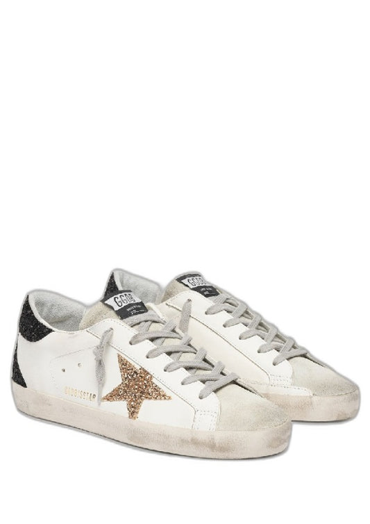 Golden Goose Gold White Black