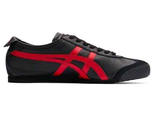 Onitsuka Tiger Mexico 66 Black Classic Red womens 457