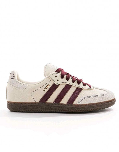 Adidas_Samba_Wonder White Cream Maroon