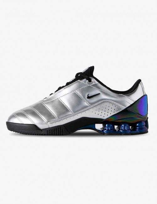Maha Amsterdam x Nikee Total 90 Secutor Shox Magia Metallic Silver Black Blue