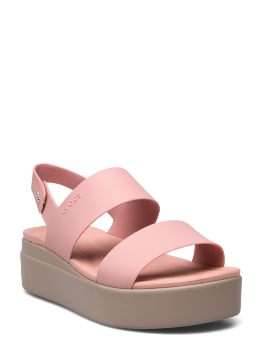 Crocss Brooklyn Womens Wedge Sandals pink