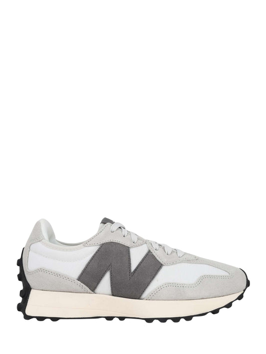 NEWW BALANCE 327 WHITE GREY WITH OG BOX KEYCHAIN for her