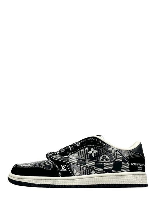 Air jordan 1 low X louiss vittonn black monogram 379