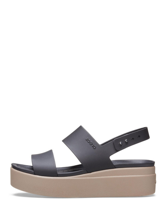 Crocss Brooklyn Slingback Low Wedge Sandals For Her Navy