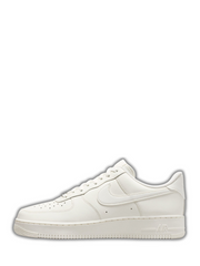 Nikee Airforce 1 White Pure Leather Heavy Quality 940