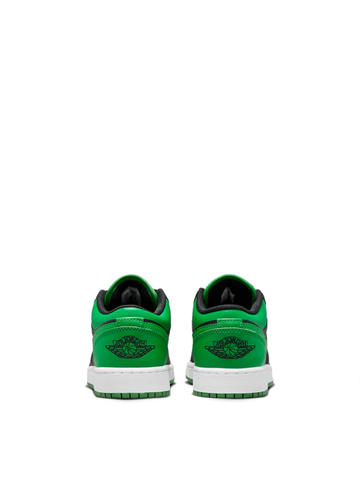 Jordan RETRO 1 Low Black Lucky Green