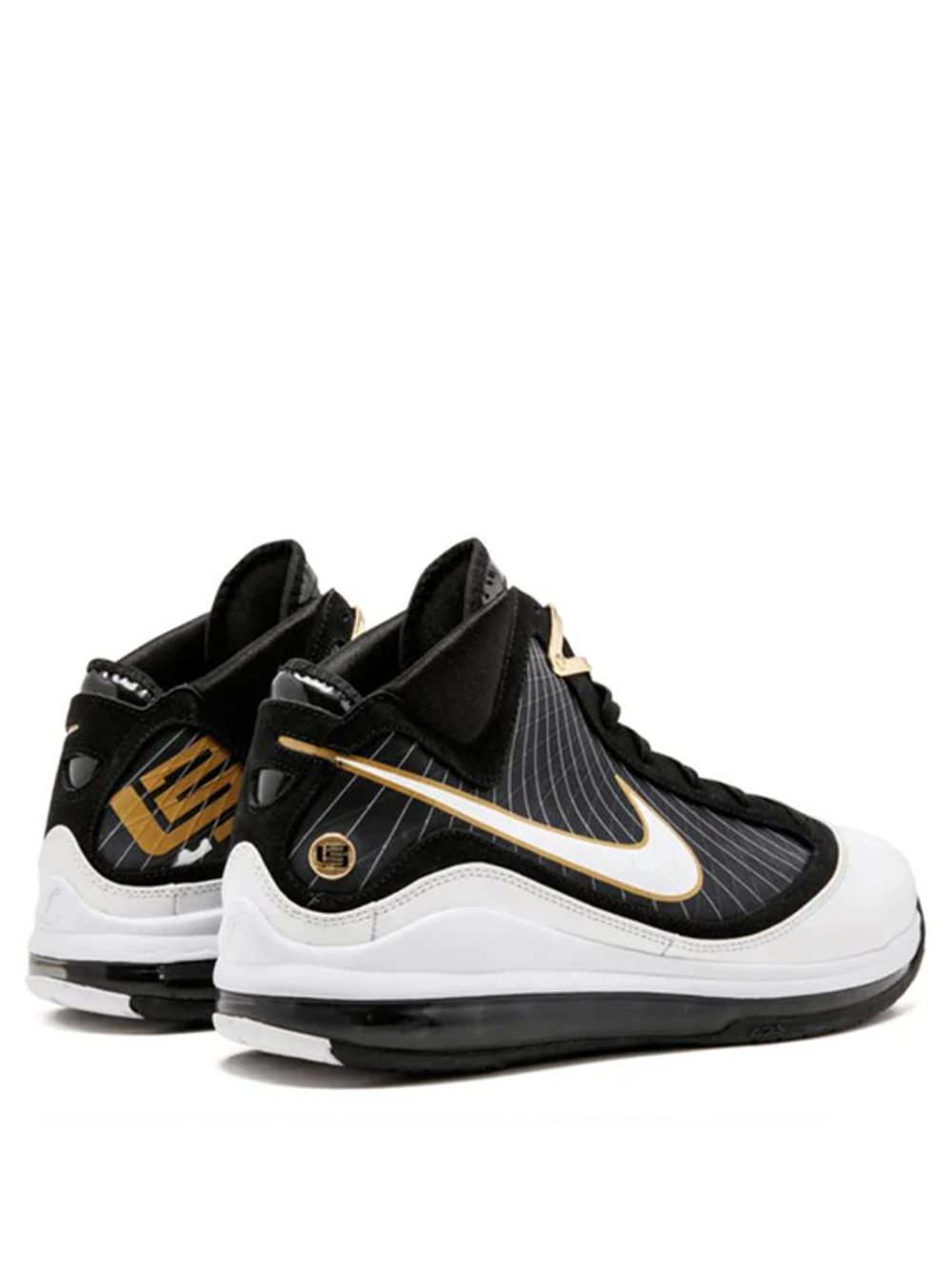 Nike Airmax Lebron 7 Black White Gold