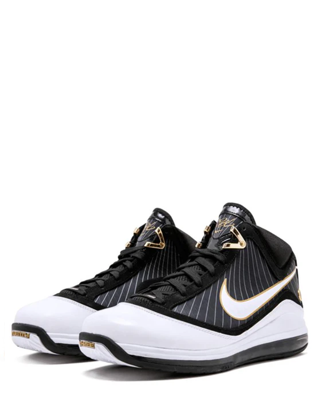 Nike Airmax Lebron 7 Black White Gold